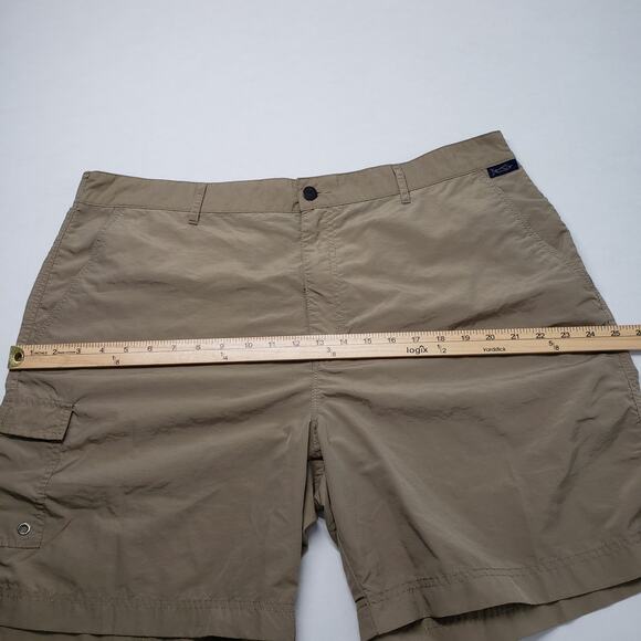 Kahala Hawaiian Shorts Mens XL Brown Cargo Hiking Elastic Waist Outdoors Nylon - Picture 5 of 16
